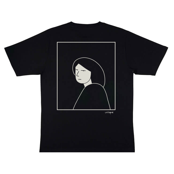 NDTC TSHIRT black oversized unisex Front
